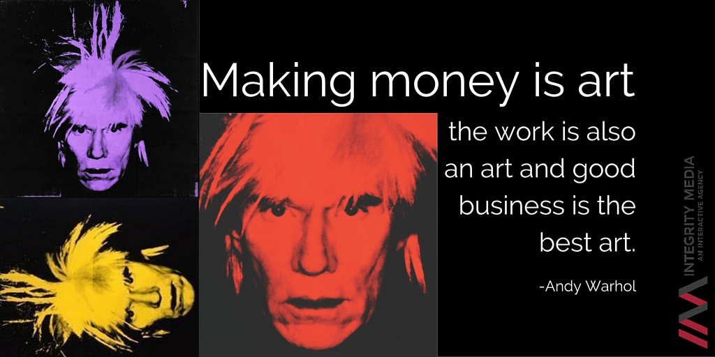 Making money is art